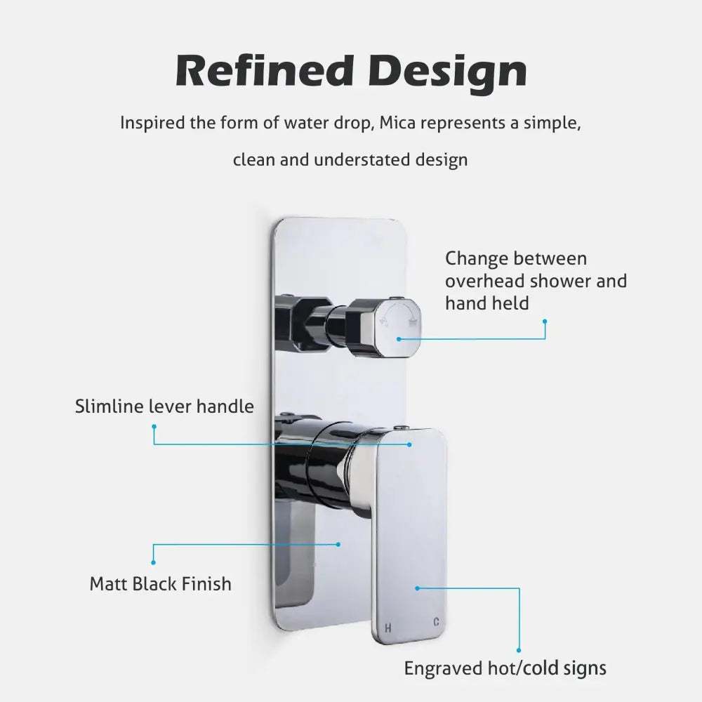 Clearance - VIVA Shower Bath Mixer with Divertor - Tapware