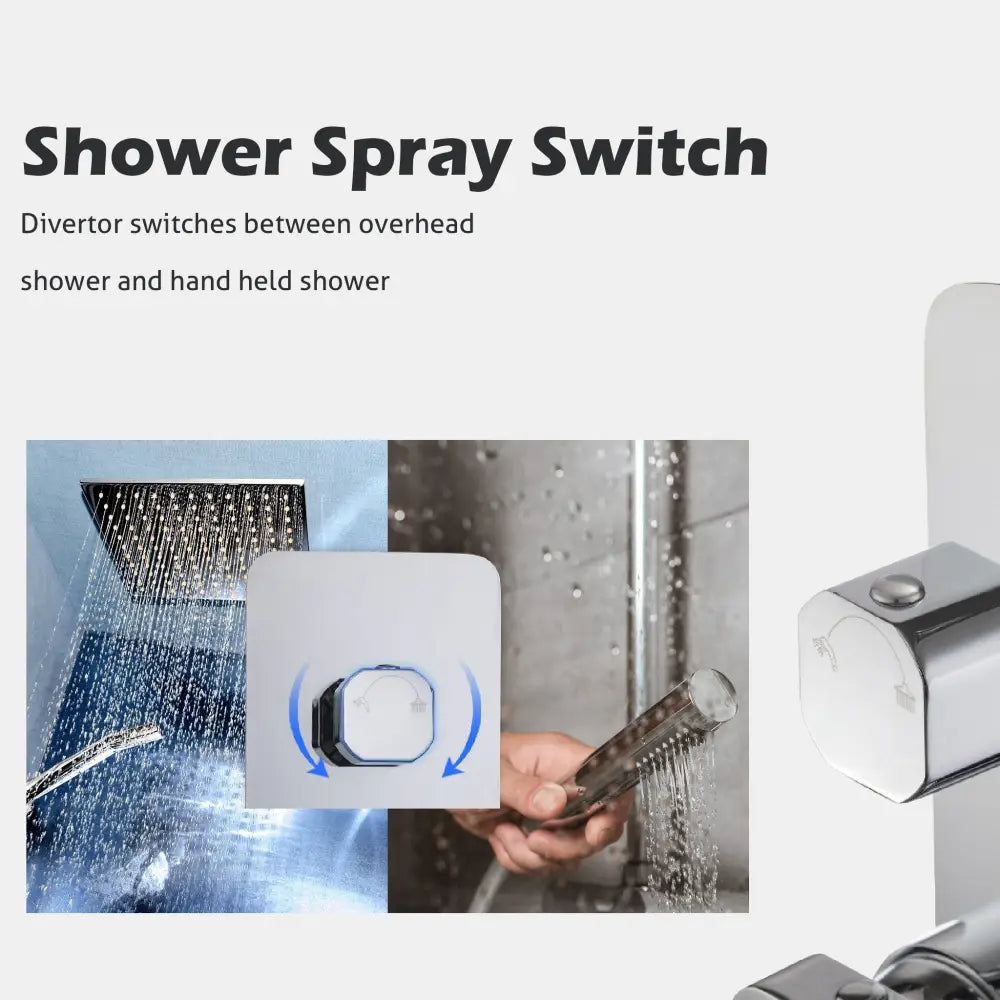 Clearance - VIVA Shower Bath Mixer with Divertor - Tapware