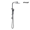 Clearance - VIVA Square Twin Shower Top Inlet Matte Black - 4 Star Water Efficiency - Showers