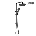CLIO 2 in 1 Double Rain Shower Set Matte Black - Showers
