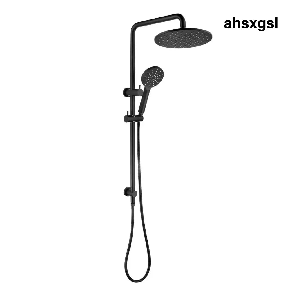 CLIO 2 in 1 Double Rain Shower Set Matte Black - Showers