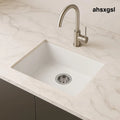 CLIO Granite White Kitchen Sink 550x450 Single Bowl - Sinks