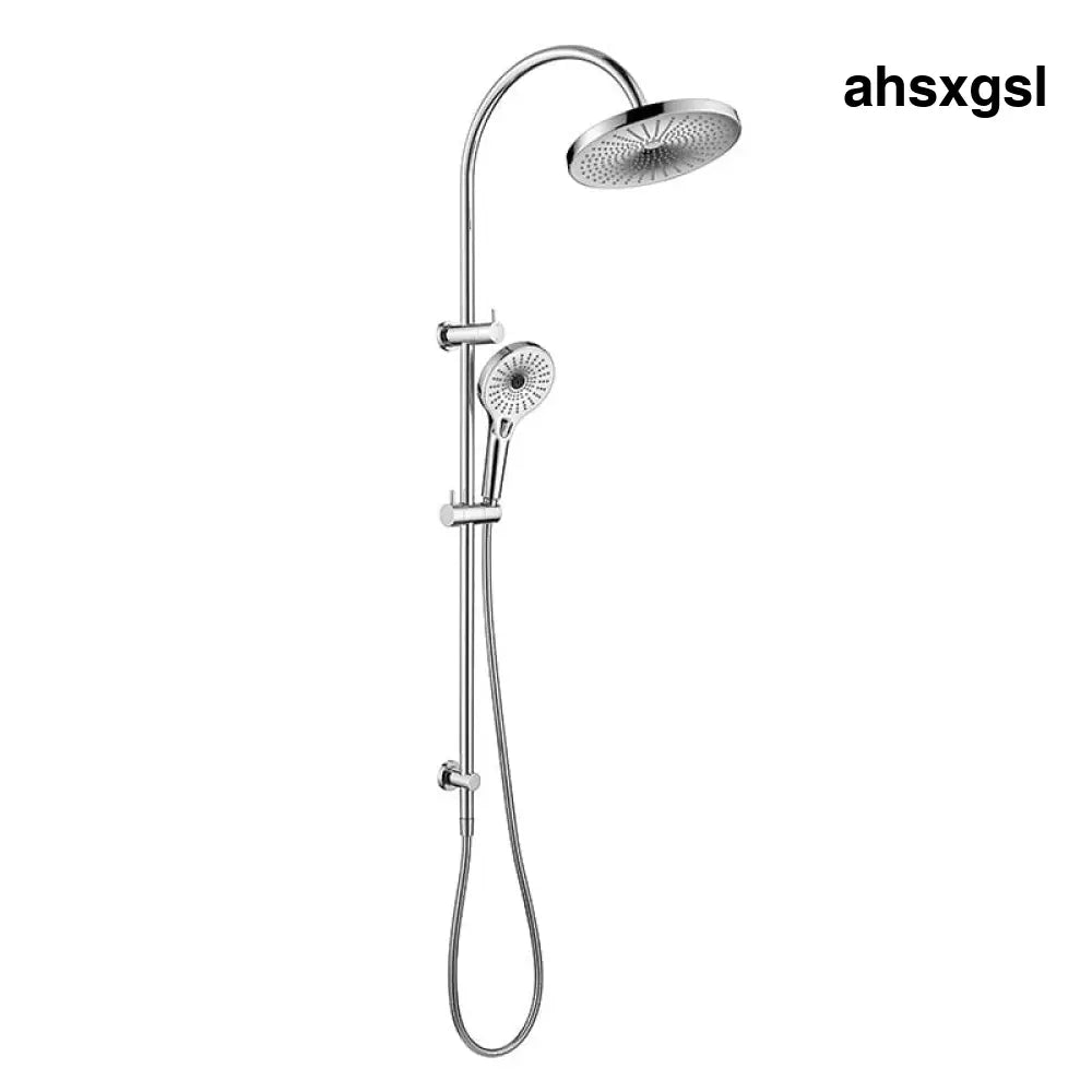 ORIO Gooseneck Dual Shower Air Shower Rail Chrome - Showers