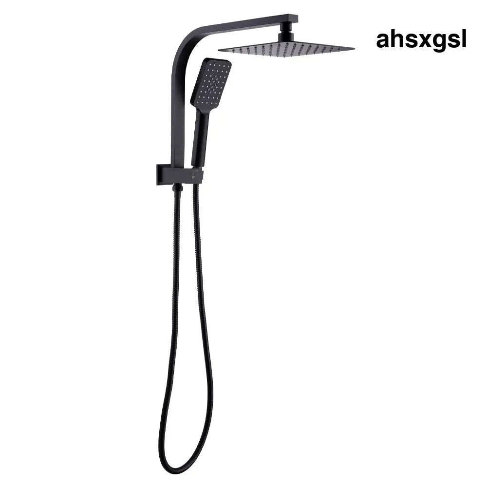 VIVA Compact Rain Shower Square Matte Black - Showers