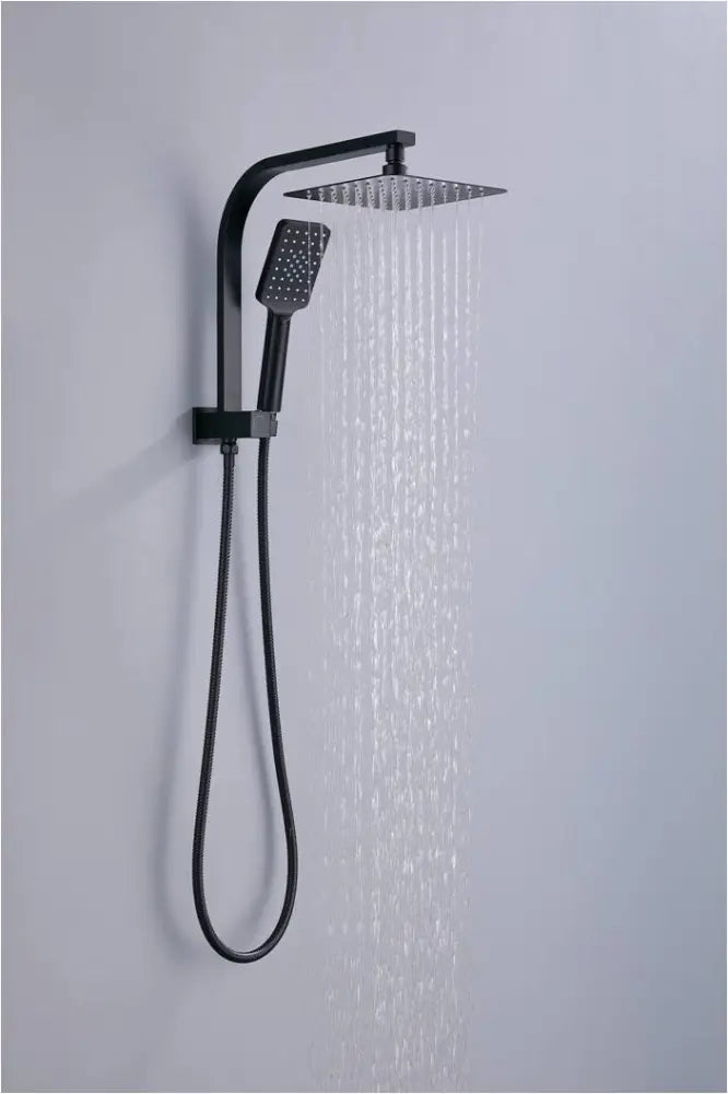 VIVA Compact Rain Shower Square Matte Black - Showers